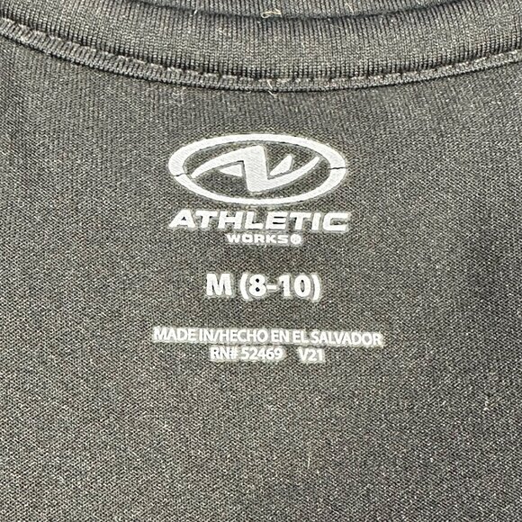 Athletic Works Womens Size Medium Tank Top Racerback Black Preowned - Picture 3 of 10